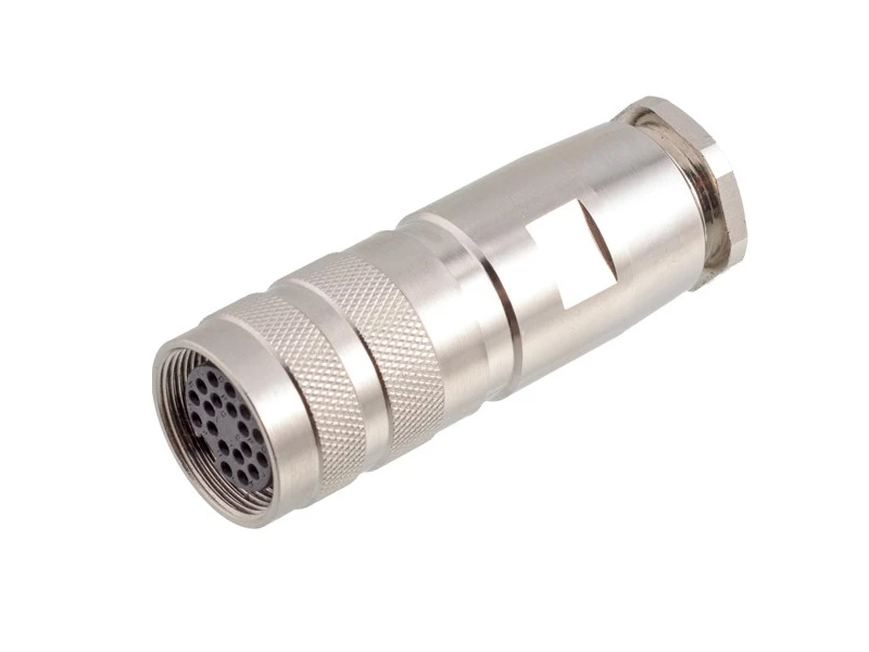 M16 19PIN SOCKET CONNECTOR METAL FIELD INSTALLATION WATERPROOF CONNECTORS