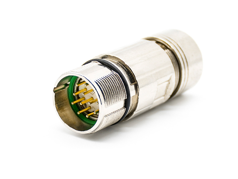 M23 PLUG 12PIN CONNECTOR STANDARD MOTOR CABLE ASSEMBLING CONNECTOR