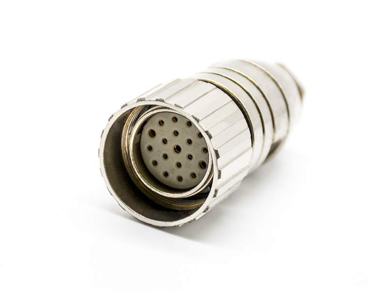 M23 SOCKET 19PIN SIGNAL CONNECTOR STANDARD SERVO CABLE ASSEMBLING CONNECTOR