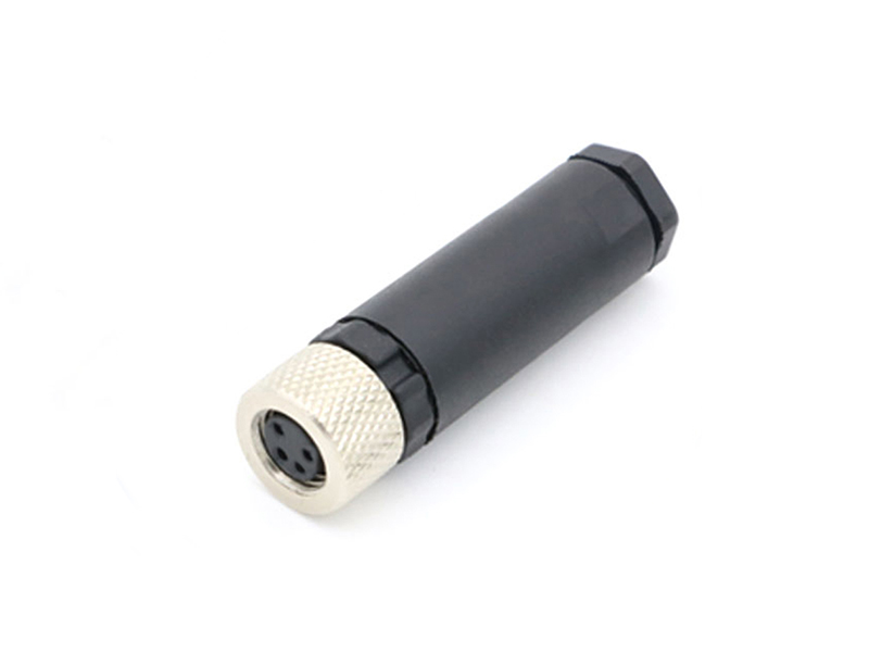 M8 SENSOR CONNECTOR FIELD INSTALLATION 4PIN SOCKET